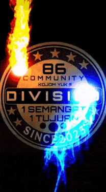 a logo for 86 community kojom yuk division