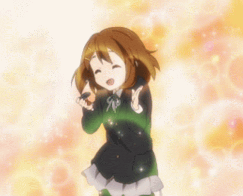 K On Happy GIF - K On Happy Excited GIFs
