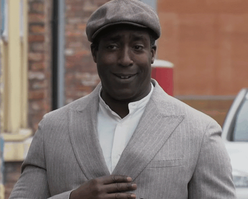 Ronnie Confidently Smiling Coronation Street GIF - Ronnie Confidently Smiling Coronation Street Corrie GIFs