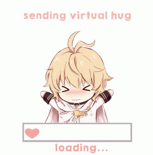 Virtual Hug GIF - Virtual Hug Mikaela Hyakuya Mika GIFs