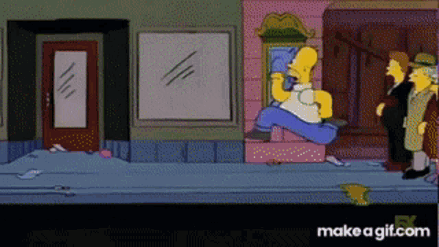 Simpsons Homer GIF - Simpsons Homer Run GIFs