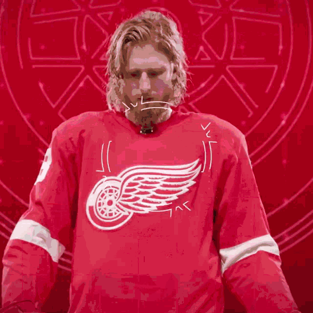 Red Wings Goal Detroit Red Wings Goal GIF - Red Wings Goal Detroit Red Wings Goal Marc Staal GIFs