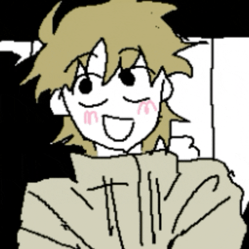 a black and white drawing of a boy with a jacket on