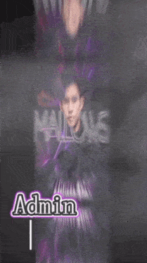 a picture of a man with the name admin on the bottom right