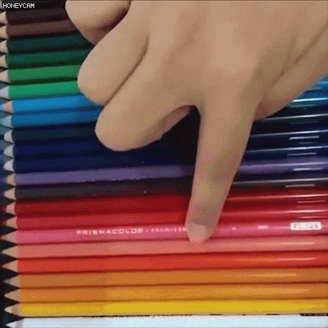 배리나 Color Pencils GIF - 배리나 Color Pencils Selfie GIFs