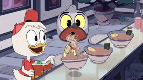 Ducktales Hungry GIF - Ducktales Hungry Ramen GIFs