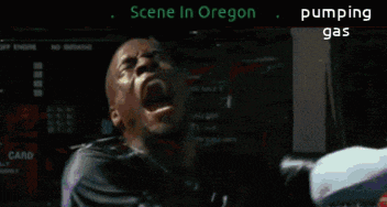 a scene in oregon is displayed on the screen