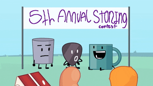 a sign that says 5th annual storing contest