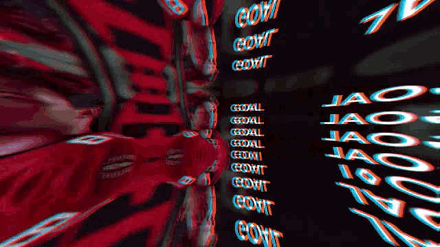 a blurred image of a dart board with the word govt written on it