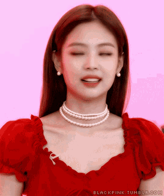 Kim Jennie Jennie Red GIF - Kim Jennie Jennie Red Jennie Edit GIFs