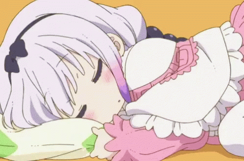 Kanna Kamui Go To Sleep GIF - Kanna Kamui Go To Sleep Sleeping GIFs