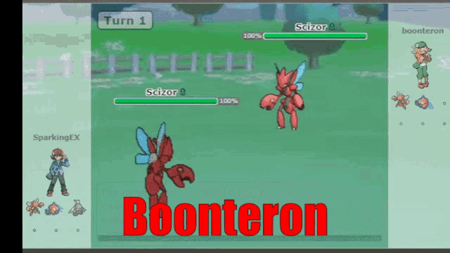 a screenshot of a video game with the word boomteron on the bottom