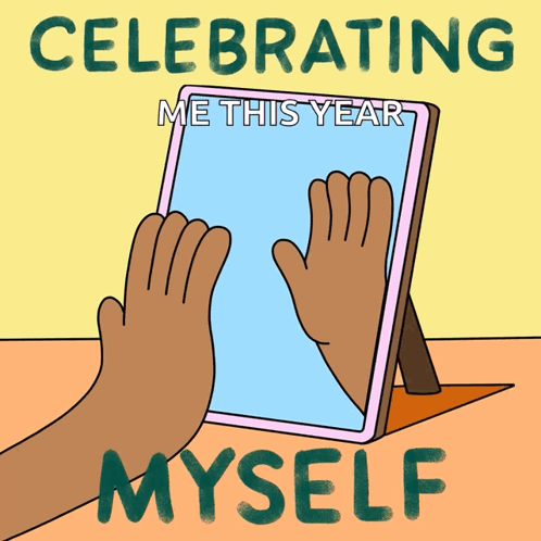 Celebrating Myself Mental Health GIF - Celebrating Myself Mental Health Mental Health Action Day GIFs