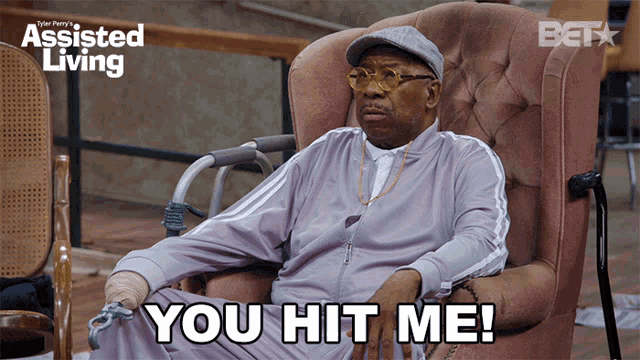 You Hit Me Vinny GIF - You Hit Me Vinny Assisted Living GIFs