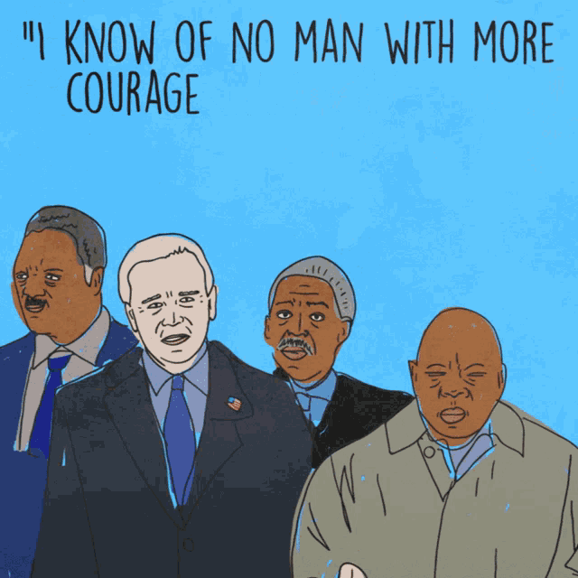 I Know Of No Man With More Courage John Lewis GIF - I Know Of No Man With More Courage John Lewis Martin Luther King GIFs