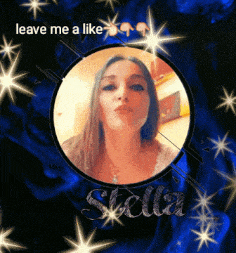 a picture of a woman in a circle with the words leave me a like