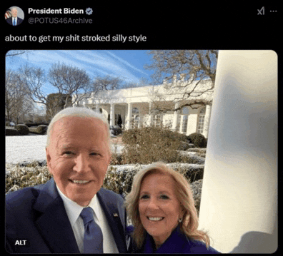a picture of president biden and his wife taken by potus46 archive