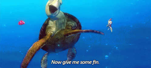 Now Give Me Some Fin GIF - Finding Nemo Fin Crush GIFs