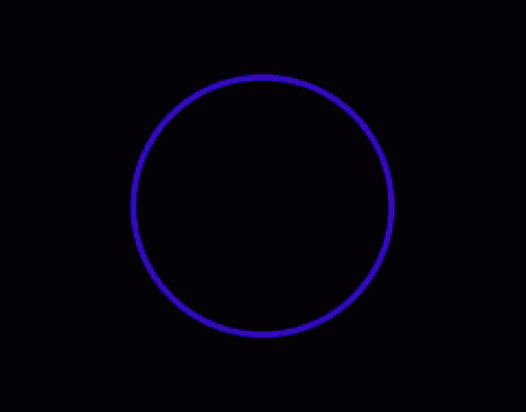 a colorful circle on a black background