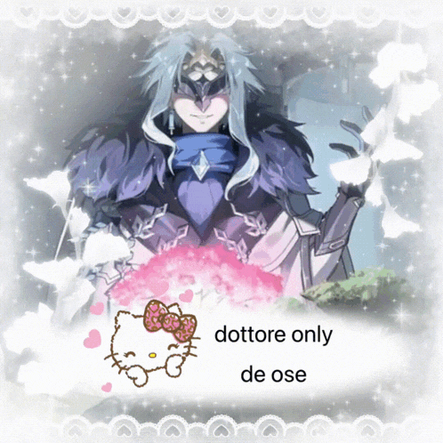 a drawing of a man with the words dottore only de ose