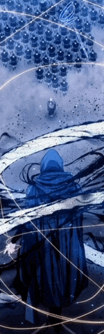 a man in a blue cape is standing in front of a crowd