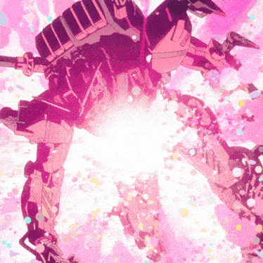 a cartoon drawing of a robot with a glowing light coming out of its mouth