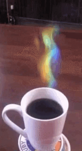 Coffee Mug GIF - Coffee Mug Rainbow GIFs