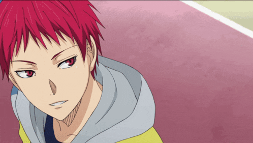a cartoon character with red hair and a yellow jacket