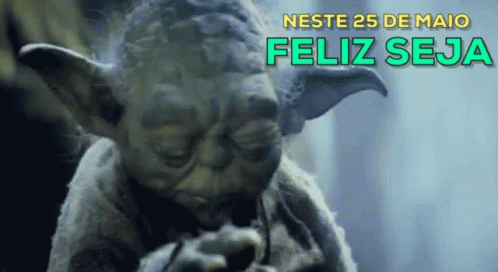 Orgulho Nerd / Yoda / Star Wars /  Dia Da Toalha GIF - Yoda Star Wars Geek Pride GIFs