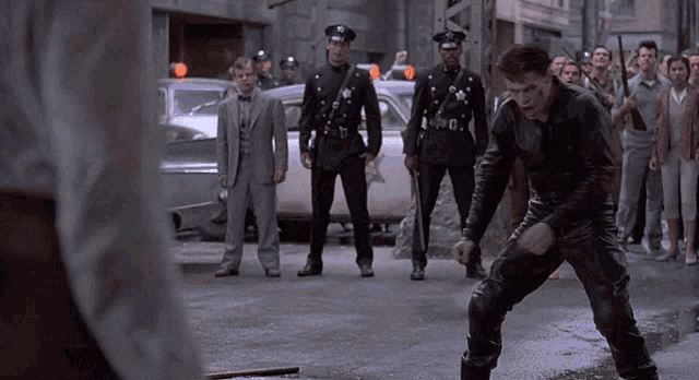 Streets Of Fire Fight GIF - Streets Of Fire Fight Push GIFs