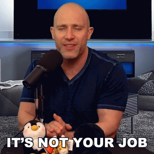 Its Not Your Job Simon Miller GIF - Its Not Your Job Simon Miller Its Not Your Responsibility GIFs