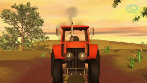 Manejar Tractor GIF - Manejar Tractor Pollito GIFs