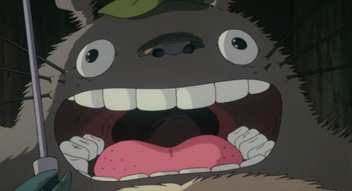 Totoro Miyazaki GIF - Totoro Miyazaki Yelling GIFs