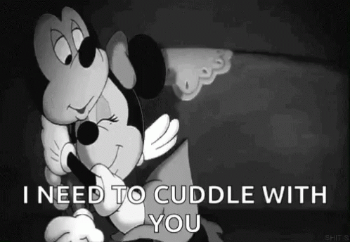 Mickey Minnie Cuddle GIF - Mickey Minnie Cuddle Snuggle GIFs