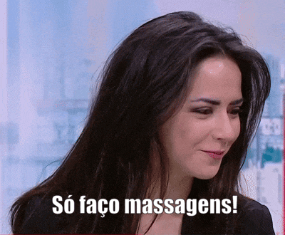 a woman is smiling with the words so faco massages written below her