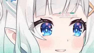 a close up of a girl 's face with the word sto on top of it