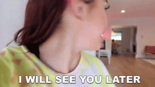 I Will See You Later Lizzy Capri GIF - I Will See You Later Lizzy Capri Bye GIFs