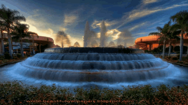Fountain Water GIF - Fountain Water Sky GIFs