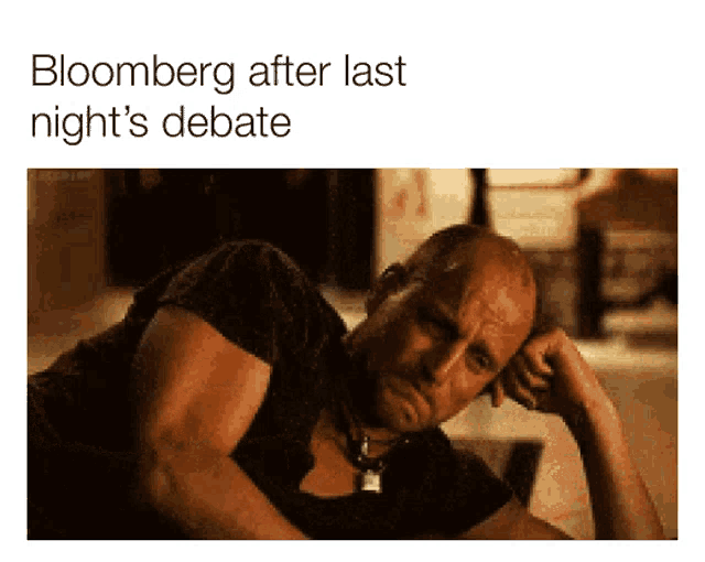 Bloomberg After Last Nights Debate Wipe Tears GIF