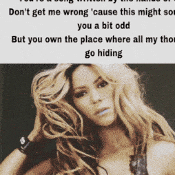 a picture of a woman with the words " don 't get me wrong "