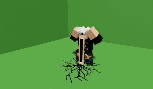 a cartoon character with a black shirt that says i 'm a nobody