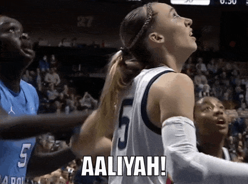 Paige Bueckers Aaliyah Edwards GIF - Paige Bueckers Aaliyah Edwards Uconn GIFs