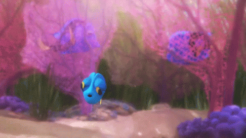 Baby Dory Covered Eyes GIF