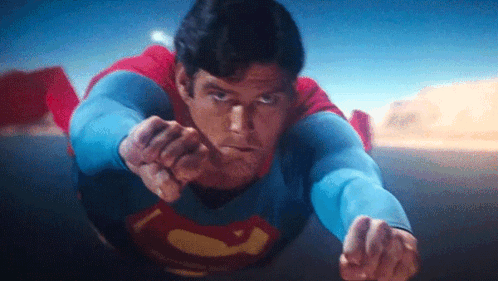 Flying Superman GIF - Flying Superman Superman The Movie GIFs