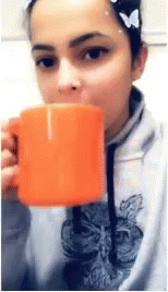 Emilly Drink GIF - Emilly Drink Dink Coffee GIFs