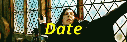 Snape Su Cuerpo Esta Listo GIF - Date Tu Date Harry Potter GIFs