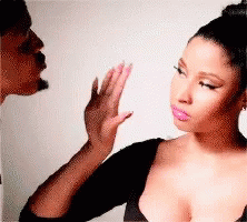 Nicki Minaj Talk To The Hand GIF - Nicki Minaj Talk To The Hand Dont Talk To Me GIFs