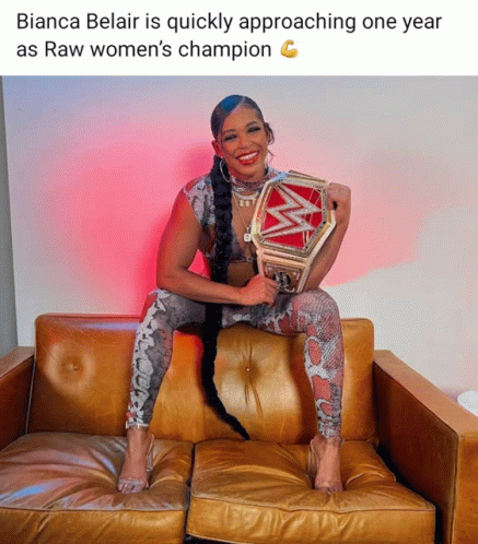 Raw Womens Champion Bianca Bel Air GIF - Raw Womens Champion Bianca Bel Air GIFs