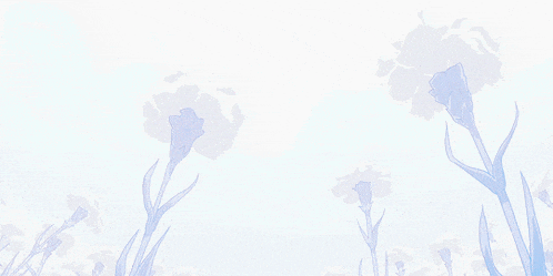 a bunch of pink and red flowers with black stems on a white background