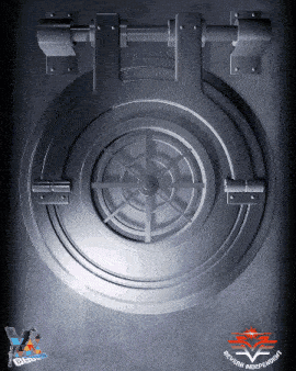 a vault door with the words ' reverse independent ' on it